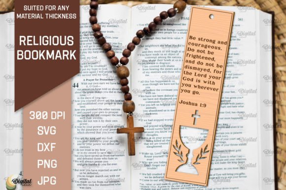 Download Wood Laser Cut Religious Bookmark - Wood laser cut Collection