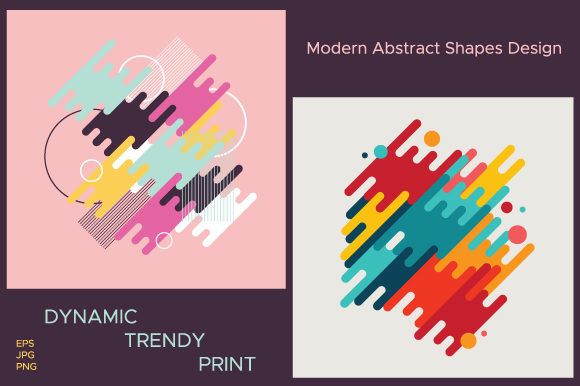 Download Geometric Abstract Dynamic Shapes - Geometric abstract Collection